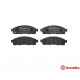 Комплект гальмівних накладок, дискове гальмо P 54 038 BREMBO