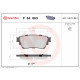Комплект гальмівних накладок, дискове гальмо P 54 063 BREMBO