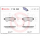 Комплект гальмівних накладок, дискове гальмо P 56 060 BREMBO