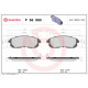 Комплект гальмівних накладок, дискове гальмо P 56 065 BREMBO