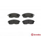Комплект гальмівних накладок, дискове гальмо P 56 065 BREMBO