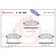 Комплект гальмівних накладок, дискове гальмо P 56 096 BREMBO