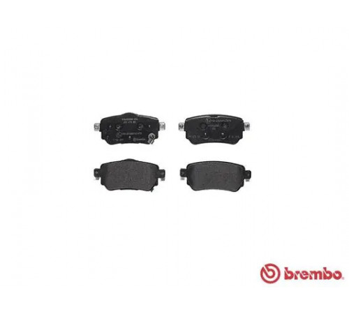 Комплект гальмівних накладок, дискове гальмо P 56 098 BREMBO