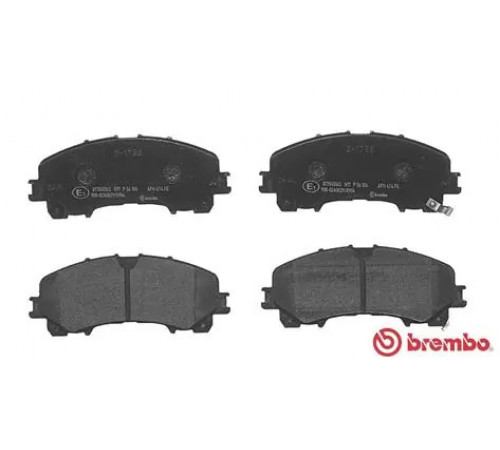 Комплект гальмівних накладок, дискове гальмо P 56 106 BREMBO