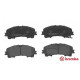 Комплект гальмівних накладок, дискове гальмо P 56 106 BREMBO