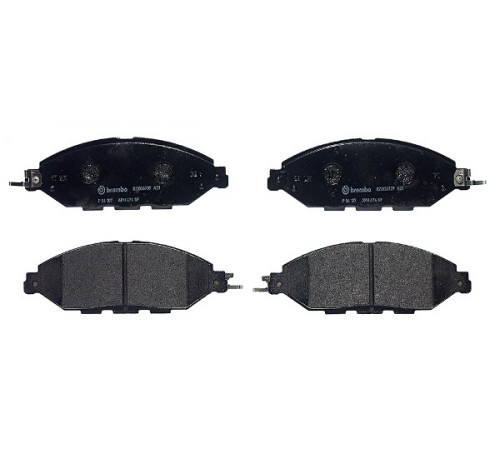 Комплект гальмівних накладок, дискове гальмо P 56 107 BREMBO