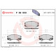 Комплект гальмівних накладок, дискове гальмо P 59 033 BREMBO