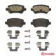 Комплект гальмівних накладок, дискове гальмо P 59 038 BREMBO