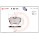 Комплект гальмівних накладок, дискове гальмо P 59 041 BREMBO
