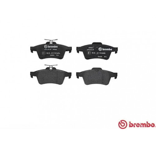 Комплект гальмівних накладок, дискове гальмо P 59 042 BREMBO
