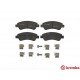 Комплект гальмівних накладок, дискове гальмо P 61 066 BREMBO