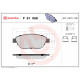 Комплект гальмівних накладок, дискове гальмо P 61 068 BREMBO