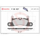 Комплект гальмівних накладок, дискове гальмо P 65 027 BREMBO
