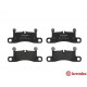 Комплект гальмівних накладок, дискове гальмо P 65 027 BREMBO