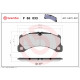 Комплект гальмівних накладок, дискове гальмо P 65 033 BREMBO