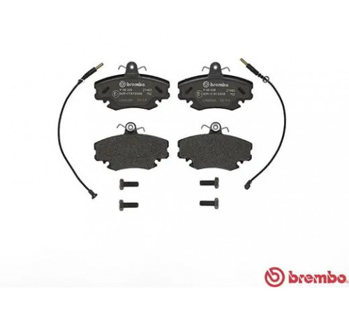 Комплект гальмівних накладок, дискове гальмо P 68 008 BREMBO