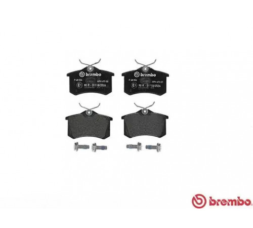 Комплект гальмівних накладок, дискове гальмо P 68 024 BREMBO