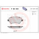 Комплект гальмівних накладок, дискове гальмо P 68 033 BREMBO