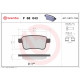 Комплект гальмівних накладок, дискове гальмо P 68 043 BREMBO