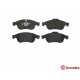 Комплект гальмівних накладок, дискове гальмо P 68 050 BREMBO