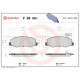 Комплект гальмівних накладок, дискове гальмо P 68 061 BREMBO