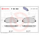 Комплект гальмівних накладок, дискове гальмо P 68 062 BREMBO
