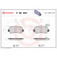 Комплект гальмівних накладок, дискове гальмо P 68 063 BREMBO