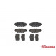 Комплект гальмівних накладок, дискове гальмо P 78 020 BREMBO