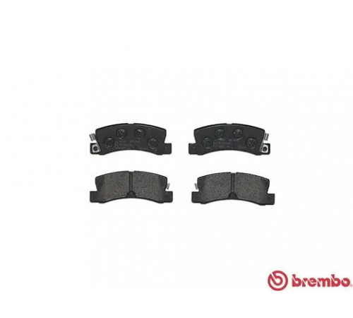 Комплект гальмівних накладок, дискове гальмо P 83 015 BREMBO