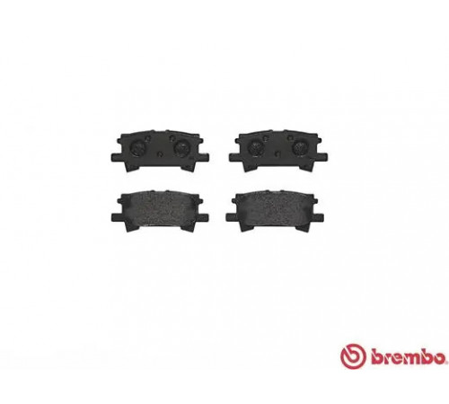 Комплект гальмівних накладок, дискове гальмо P 83 068 BREMBO