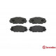 Комплект гальмівних накладок, дискове гальмо P 83 071 BREMBO
