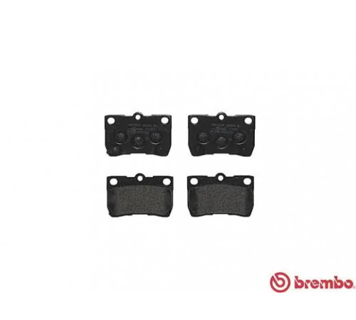Комплект гальмівних накладок, дискове гальмо P 83 073 BREMBO