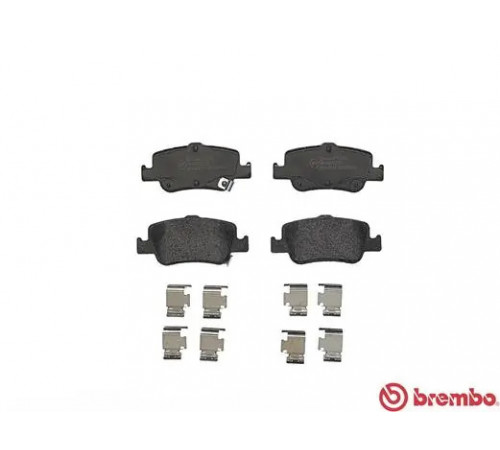 Комплект гальмівних накладок, дискове гальмо P 83 080 BREMBO