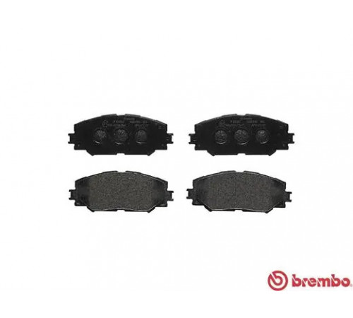 Комплект гальмівних накладок, дискове гальмо P 83 082 BREMBO