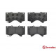 Комплект гальмівних накладок, дискове гальмо P 83 107 BREMBO