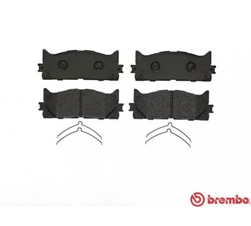 Комплект гальмівних накладок, дискове гальмо P 83 117 BREMBO
