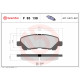 Комплект гальмівних накладок, дискове гальмо P 83 138 BREMBO
