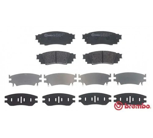Комплект гальмівних накладок, дискове гальмо P 83 160 BREMBO