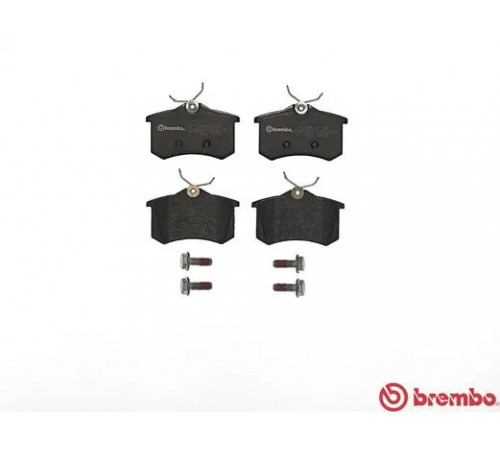 Комплект гальмівних накладок, дискове гальмо P 85 017 BREMBO
