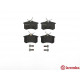 Комплект гальмівних накладок, дискове гальмо P 85 017 BREMBO