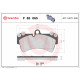 Комплект гальмівних накладок, дискове гальмо P 85 065 BREMBO