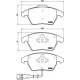 Комплект гальмівних накладок, дискове гальмо P 85 075 BREMBO