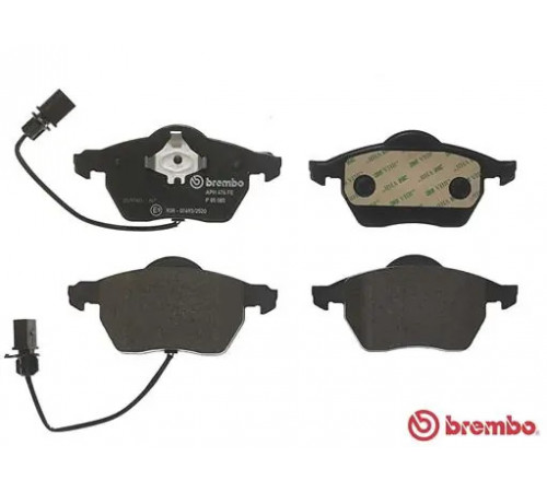 Комплект гальмівних накладок, дискове гальмо P 85 085 BREMBO