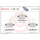 Комплект гальмівних накладок, дискове гальмо P 85 113 BREMBO