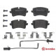 Комплект гальмівних накладок, дискове гальмо P 85 118 BREMBO