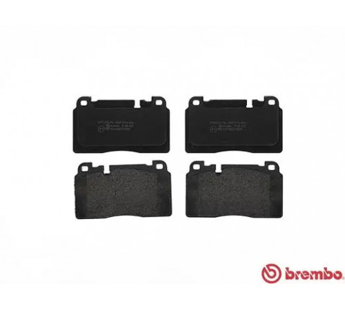 Комплект гальмівних накладок, дискове гальмо P 85 122 BREMBO