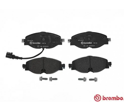 Комплект гальмівних накладок, дискове гальмо P 85 126 BREMBO