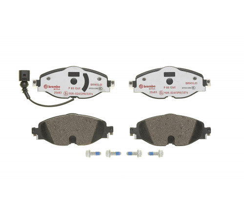 Комплект гальмівних накладок, дискове гальмо P 85 126X BREMBO