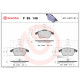 Комплект гальмівних накладок, дискове гальмо P 85 146 BREMBO