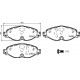 Комплект гальмівних накладок, дискове гальмо P 85 147 BREMBO